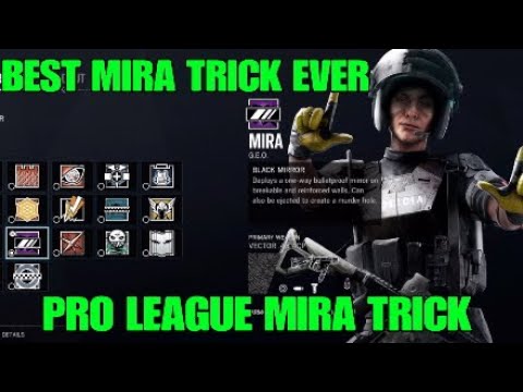 THE *BEST* MIRA TRICK - HALF MIRA WALL TUTORIAL  - Rainbow Six Siege