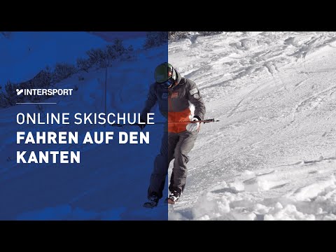 Skifahren lernen: fahren auf den Kanten mit Michi Matt | INTERSPORT Online Skischule 4/8