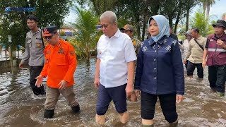 Pj Gubernur Kalbar Tinjau Kondisi Banjir Mempawah dan Posko Pengungsian