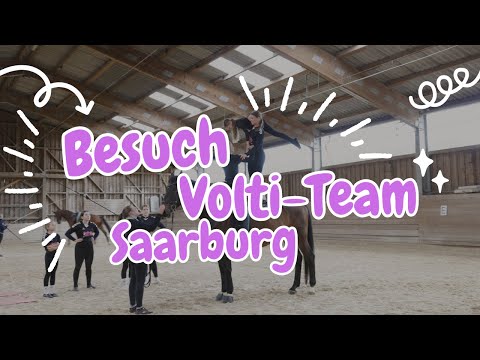 FMA I Ich besuche die Voltigierer aus Saarburg & darf sogar selbst auf das Pferd