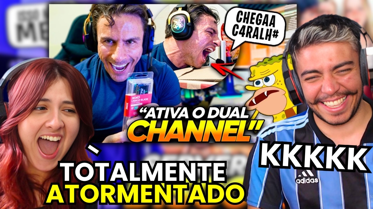 SUPER XANDÃO MOSTROU as NOVAS PEÇAS do PC MAS É ATORMENTADO NOVAMENTE KKKKKKKKKKK | REACT
