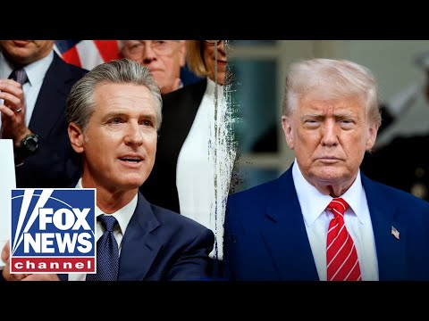 Trump RESPONDS to Newsom weighing 2028 presidential bid
