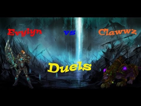 WoW 5.4.7 Feral Druid Duels Vs Warrior(Evylyn)