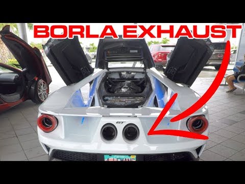First Custom Exhaust on a 2017+ Ford GT |  BORLA - Startup - Idle - Rev