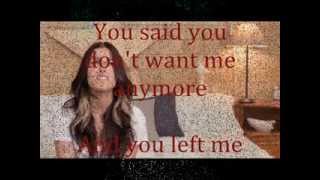 Cassadee Pope- Wasting All These Tears Lyrics