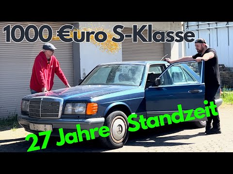 W126 für 1000€ nach 27 Jahren aus Villa geholt | Mozart Car Classics