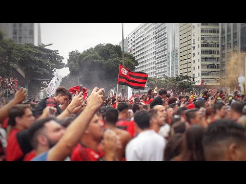 "Libertadores 2019 | Festa dos jogadores e da torcida do Flamengo, no Centro do Rio" Barra: Nação 12 • Club: Flamengo