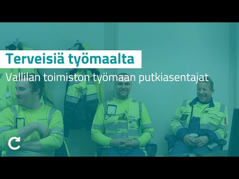 Terveisiä Vallilan toimiston työmaalta!