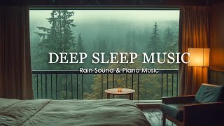 Relaxing Sleep Music with Rain Falling Outside the Warm Bedroom  - Healing Music with Rain #26