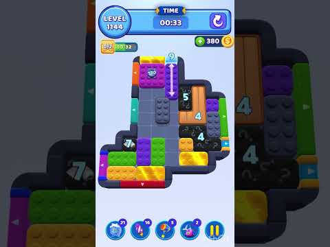 Color Block Jam Level 1144 – Full Puzzle Solution (No Boosters)