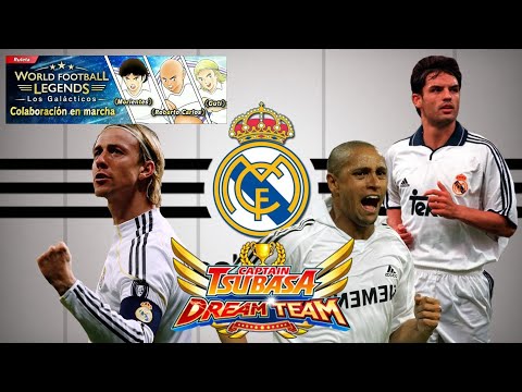 Madrid Legend Skills with references (Morientes, Guti and Roberto Carlos) Captain Tsubasa Dream Team