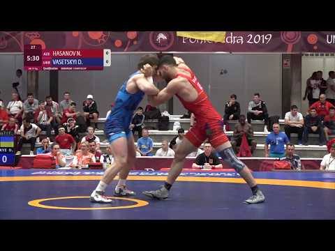 Qual. GR - 77 kg: N. HASANOV (AZE) v. D. VASETSKYI (UKR)