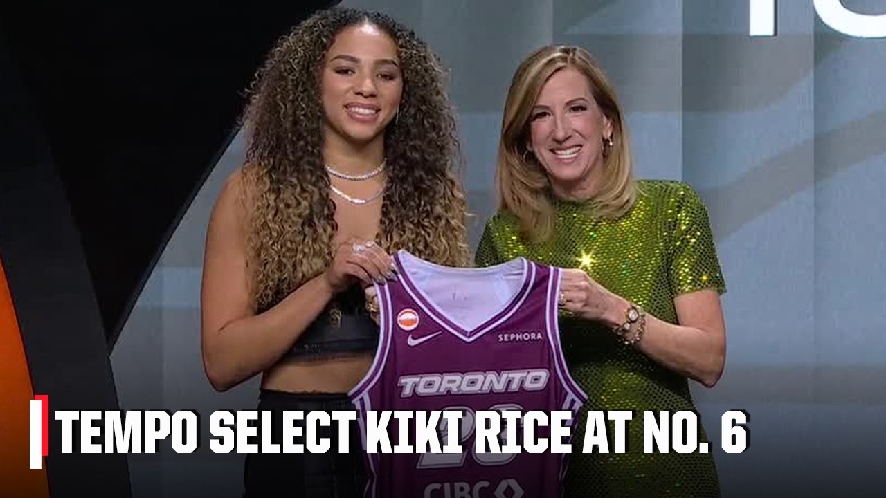 Toronto Tempo select Kiki Rice with their first-ever draft pick | 2026 WNBA Draft