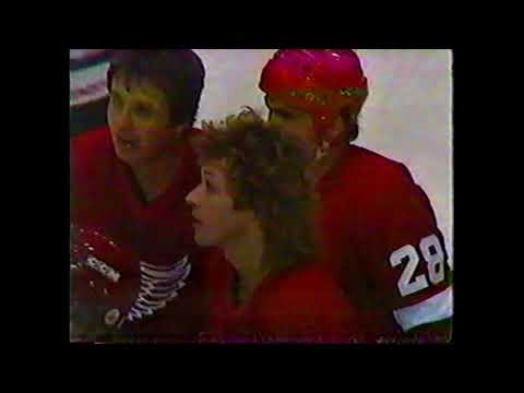 Chicago Blackhawks Detroit Red Wings Oct. 9, 1983 Highlights