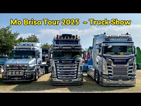 Mo Brisa Tour 2025 - Reggio Emilia | Esposizione Completa dei Camion Decorati al Raduno