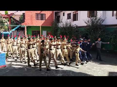 NCC drill practice.. samne se tej chal..