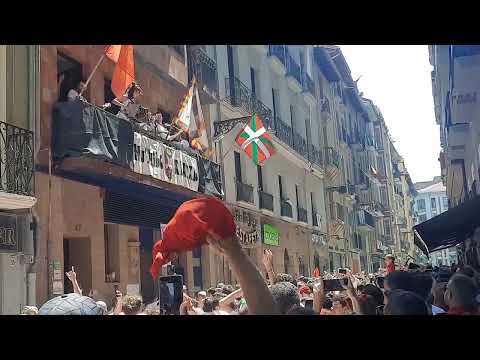 'Aldapan gora' (Huntza 2023ko sanferminetan)