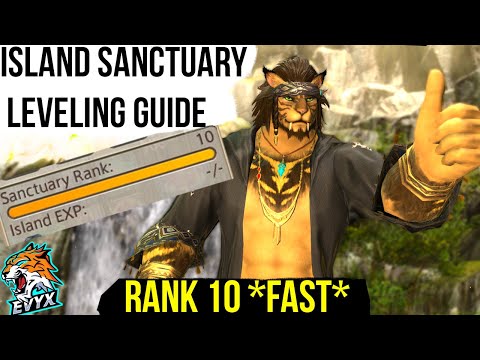Island Sanctuary LEVELING GUIDE! Rank 10 FAST! [FFXIV 6.2]