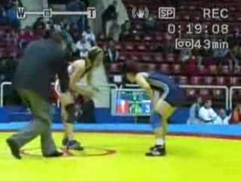 48kg FW DELUNTSCH Anne catherine FRA - OORDJAK Larisa RUS