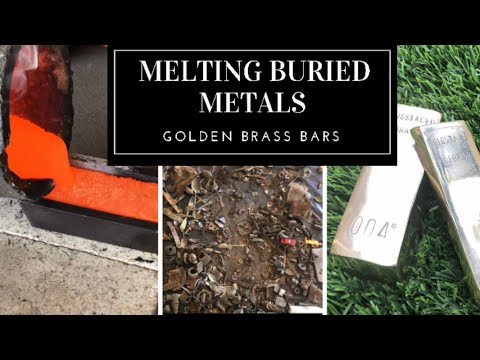 Trash To Treasure Dug Up Scrap Metal To Golden Brass Bullion