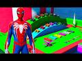 GTA 5 Homem Aranha E Amigos Super Herois Na Mega Corrida De Carros E Motos Homem Aranha Desenho