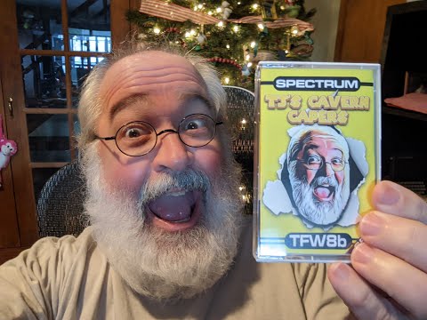 TJ Plays With Himself - TJ's Cavern Capers - ZX Spectrum 8bit Retrogame - Vintage Computer - Speccy