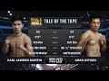 Carl Jammes Martin Vs Aran Dipaen Thrilla In Manila IBA PRO 11 October 29 2025 Manila