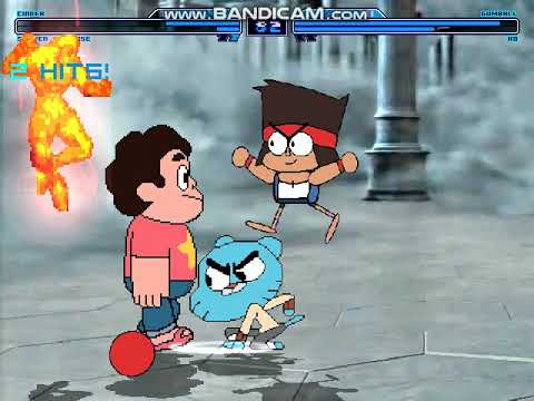 MUGEN Request: Cinder & Steven Universe Vs Gumball & KO