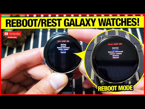Recovery Mode, Reboot, Reset Samsung Galaxy Watch 4, Watch 3, Active 2 & Active 1