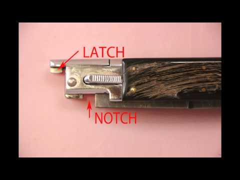 Armenian Switchblade with Unusual Knife Mechanism at Gator Knife Show