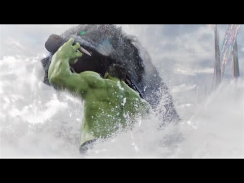 Hulk Vs Fenris wolf | Thor Ragnarok (2017) | Fight Scene