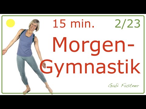 2/23☀️15 min. Morgengymnastik | easy & effektiv Bauchumfang reduzieren | ohne Geräte, im Stehen