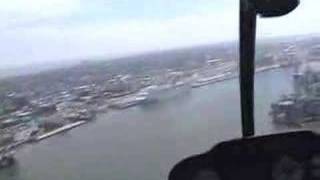 preview picture of video 'Helicopter ride Galveston TX 2007'