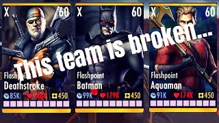 Why is the Flashpoint Team so good? Injustice Gods Among Us 2.21! iOS/Android!