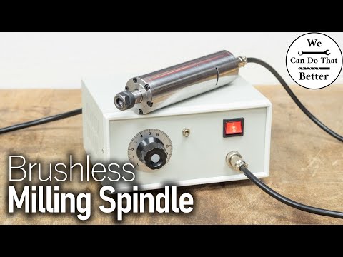 Homemade Brushless Mini Milling Spindle