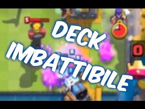 Clash Royale -deck con la SCINTILLA-deck per l'ARENA 7-