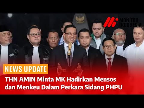 AMIN Minta Mensos-Menkeu Dihadirkan di MK