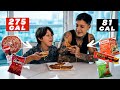 Father Son Try Unhealthy VS Healthy JUNK FOODS FT Zen Heria