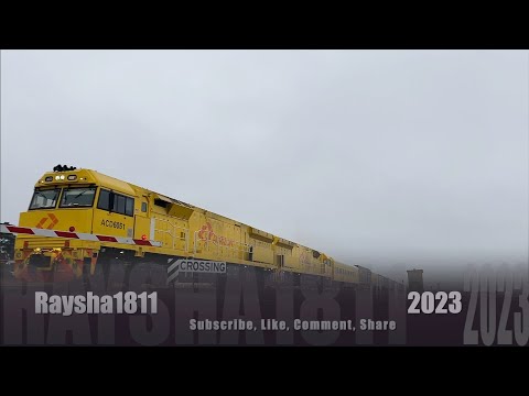 7MP1 - ACD6051-ACD6052 inc crew car& G535 (Aurizon TGE) Inverleigh - Australian Trains by RaySha1811
