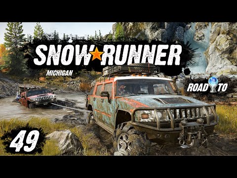 SNOWRUNNER ❑ 49 – LONG PLANKS SUPPLY TO ISLAND LAKE | Gameplay Walkthrough [100% Platinum] FULL GAME