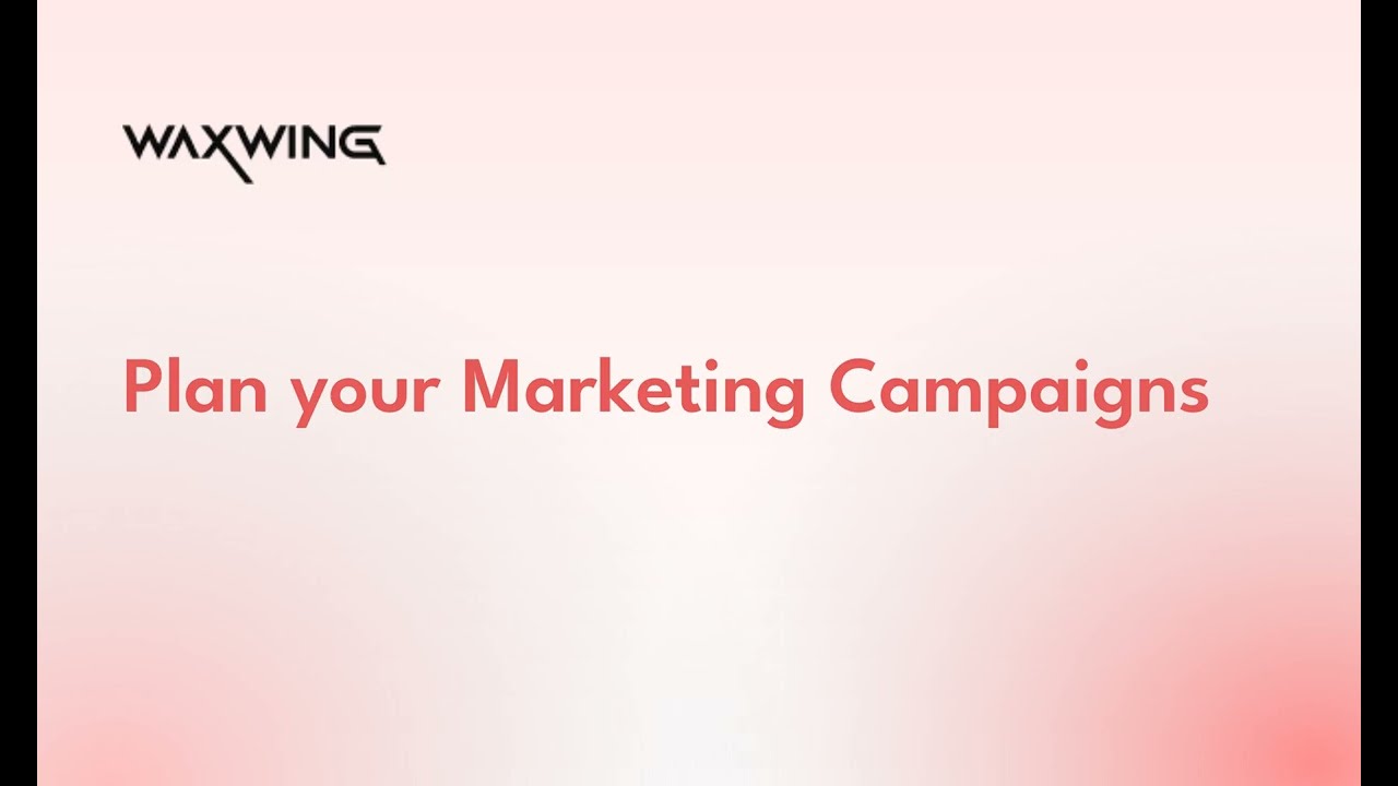 Tutorial: Apply world class marketing strategies with WaxWing AI!