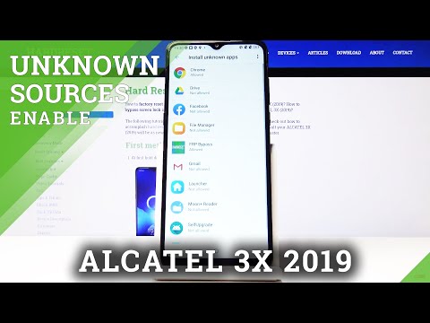 How to Activate Unknown Sources in ALCATEL 3X (2019) – Allow App Installation