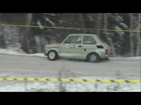 Zimowy Rally Oes Dębno 2012 - Łukasz Świątek / Piotr Świątek - Fiat 126p