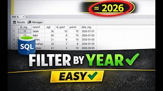 SQL Server Tutorial | How to Search Data by Year (Step-by-Step Guide) 