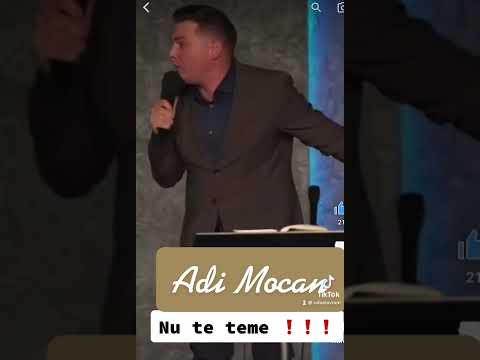 Pastor #ADI_MOCAN - NU TE TEME, CREDE NUMAI❗️❗️❗️