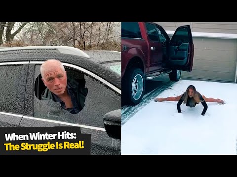 When Winter Hits...The Struggle Is Real! (Funny Ice Fails)