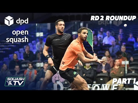 Squash: DPD Open 2019 - Men's Rd 2 Roundup [P1]
