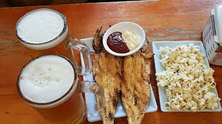 호프한잔 하는데 밖에 눈이 내리네요~ 을지로 노가리골목 "뮌헨호프"