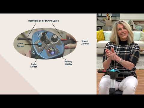 EV Rider Easy Move Folding Travel Mobility Scooter on QVC