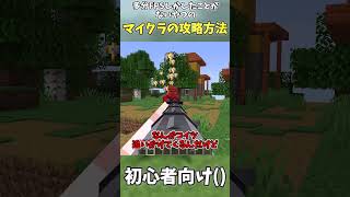 多分FPSしかしたことがないやつのマインクラフト